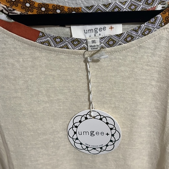 Umgee- 1X Boho long sleeve top - Picture 8 of 11